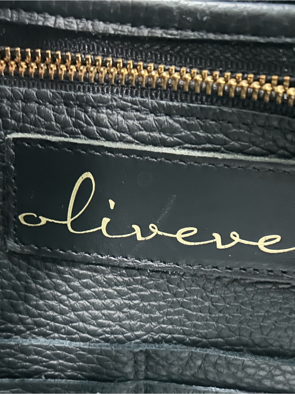 Classic black Pebbled Leather Tote Handbag - Picture 5 of 5